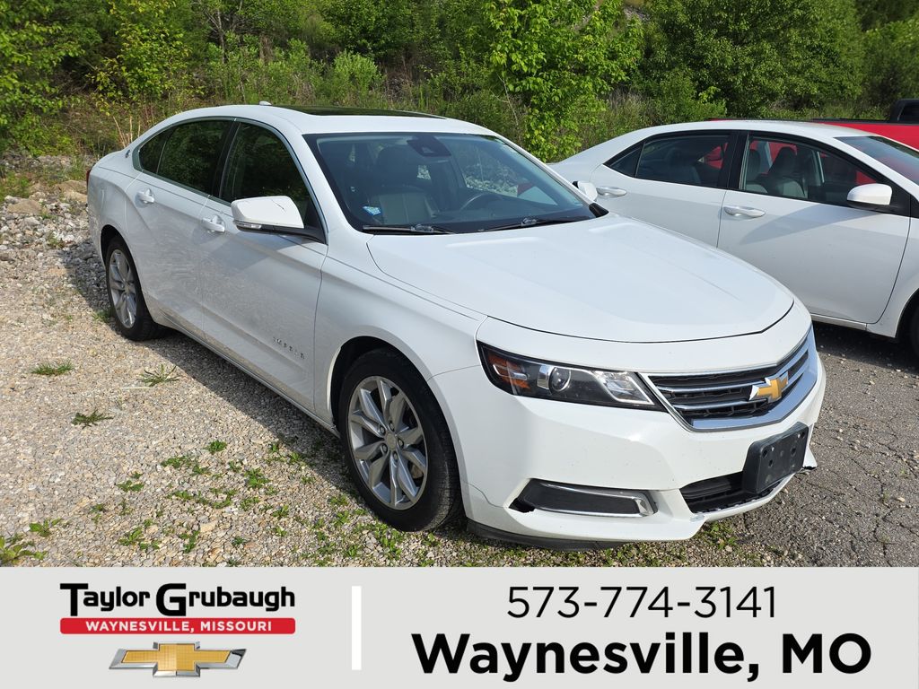 Summit White 2015 Chevrolet Impala 1LT FWD Sedan Front-Wheel Drive 6-Speed Automatic