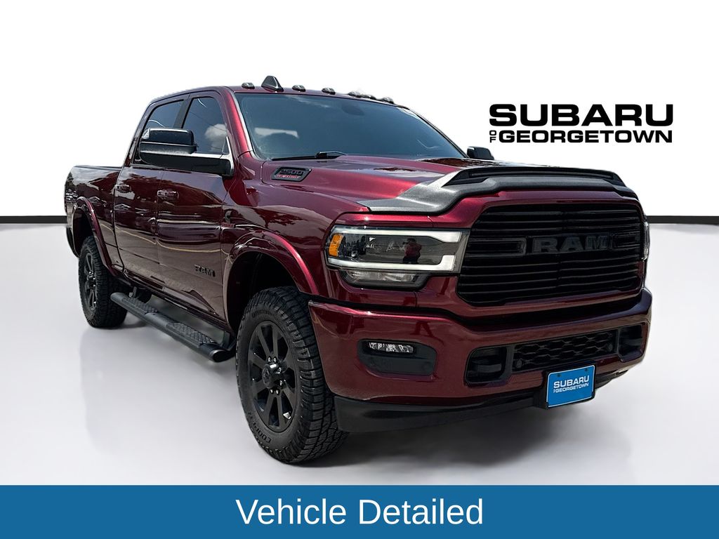 Delmonico Red Pearlcoat 2021 RAM 2500 Laramie Crew Cab 4WD Pickup Truck Four-Wheel Drive 6-Speed Automatic