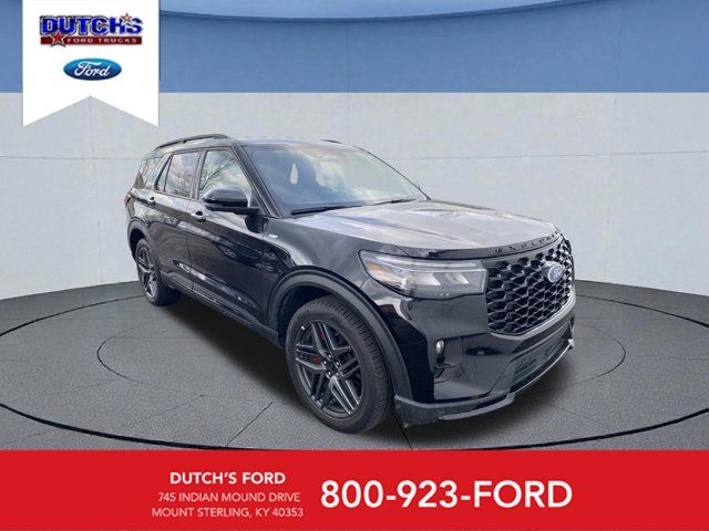 Black Metallic 2025 Ford Explorer ST-Line AWD SUV / Crossover All-Wheel Drive Automatic
