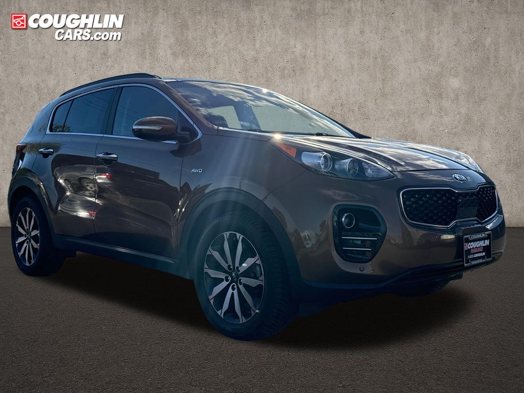 Red (Burnished Copper) 2018 Kia Sportage EX AWD SUV / Crossover All-Wheel Drive 6-Speed Automatic Overdrive