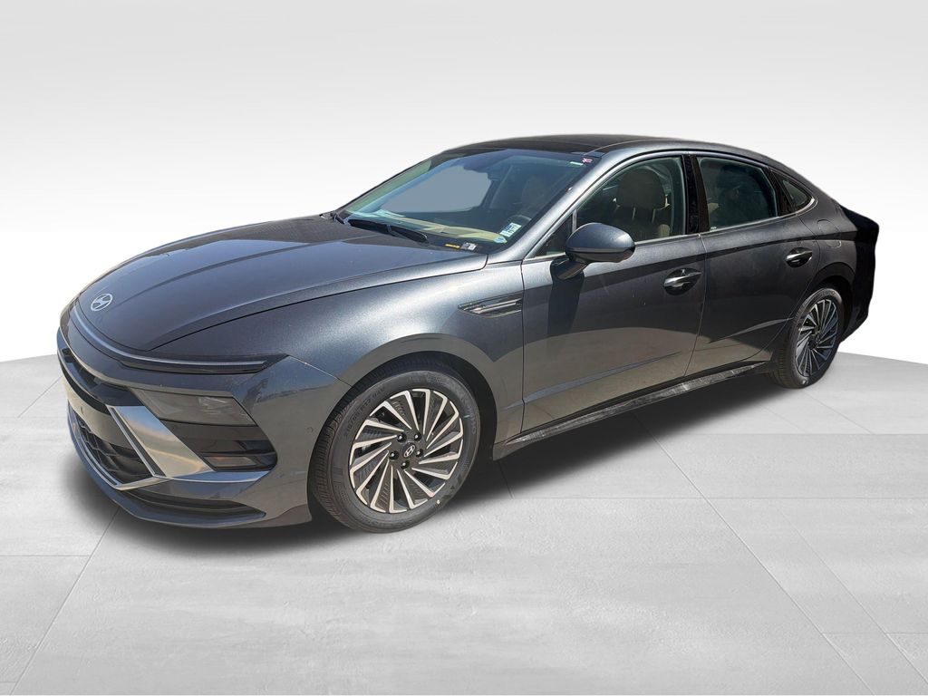 Portofino Gray 2026 Hyundai Sonata Hybrid Sedan Front-Wheel Drive 6-Speed Automatic