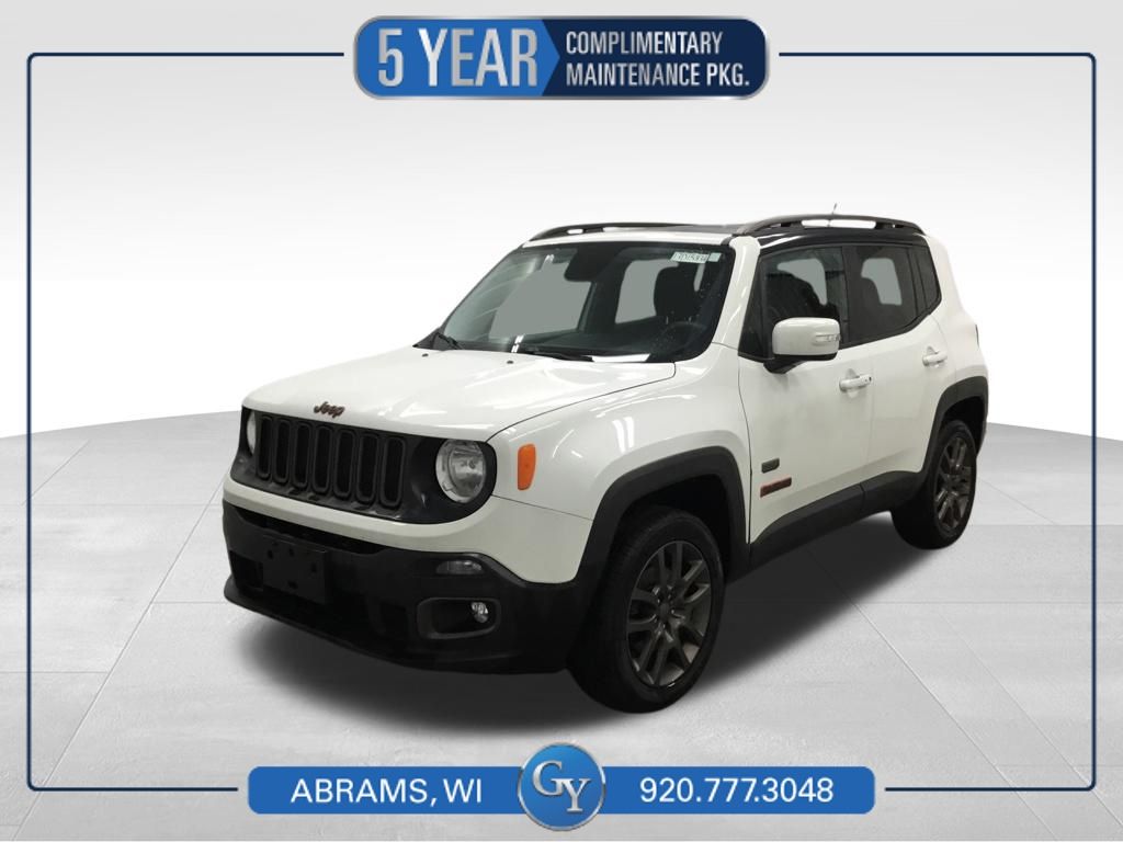 Alpine White 2016 Jeep Renegade SUV / Crossover Four-Wheel Drive 9-Speed Automatic