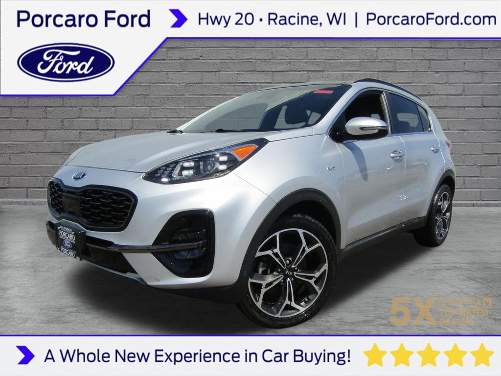 Sparkling Silver 2020 Kia Sportage SUV / Crossover  6-Speed Automatic Overdrive