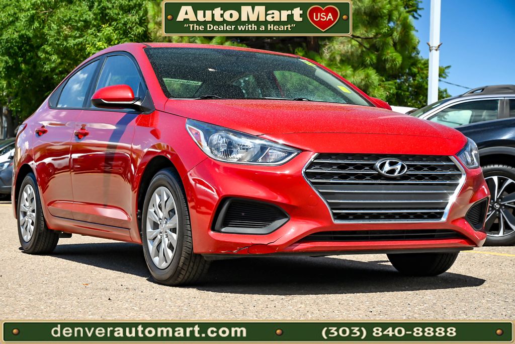 Pomegranate Red 2022 Hyundai Accent Sedan Front-Wheel Drive Continuously Variable Transmission