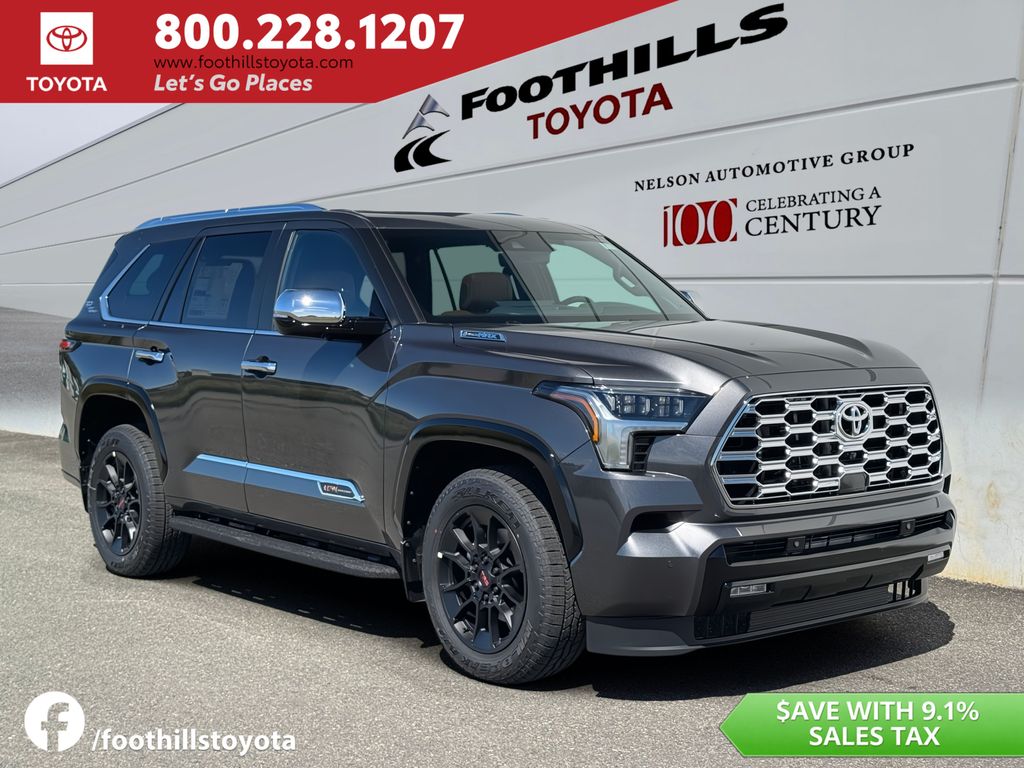 Gray 2026 Toyota Sequoia SUV / Crossover Four-Wheel Drive Automatic