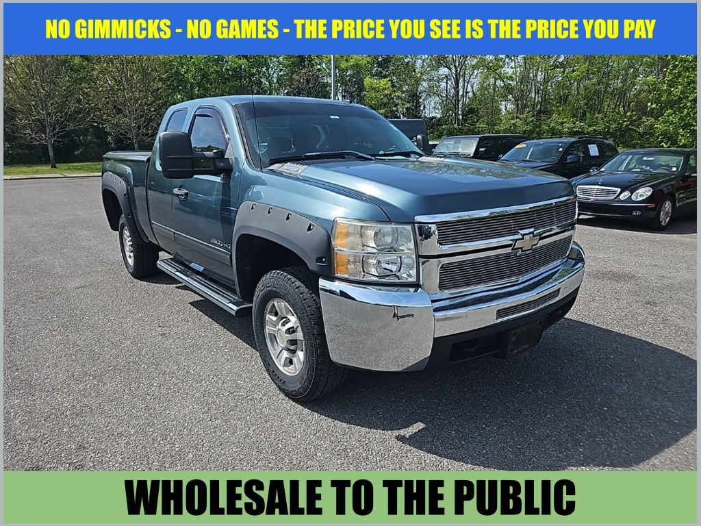 Blue Granite Metallic 2009 Chevrolet Silverado 2500HD LT Extended Cab 4WD Pickup Truck Four-Wheel Drive 6-Speed Automatic Overdrive