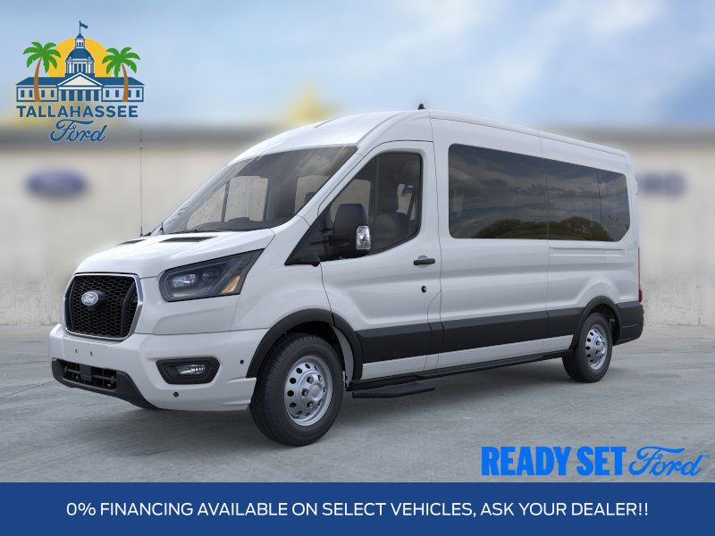 Oxford White 2026 Ford Transit Passenger Van All-Wheel Drive 