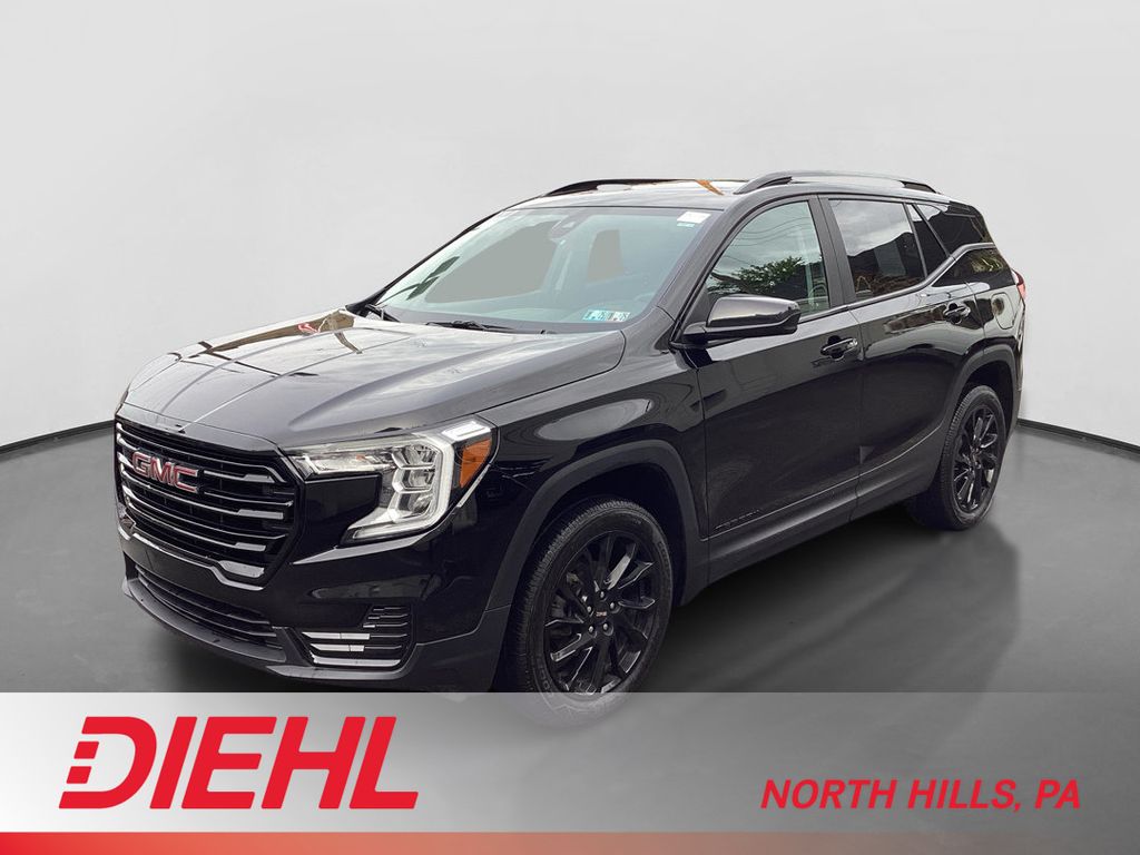 Black (Ebony Twilight Metallic) 2024 GMC Terrain SLE AWD SUV / Crossover All-Wheel Drive 9-Speed Automatic