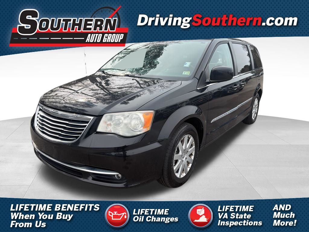 Brilliant Black Crystal Pearlcoat 2014 Chrysler Town & Country Touring FWD Minivan Front-Wheel Drive 6-Speed Automatic