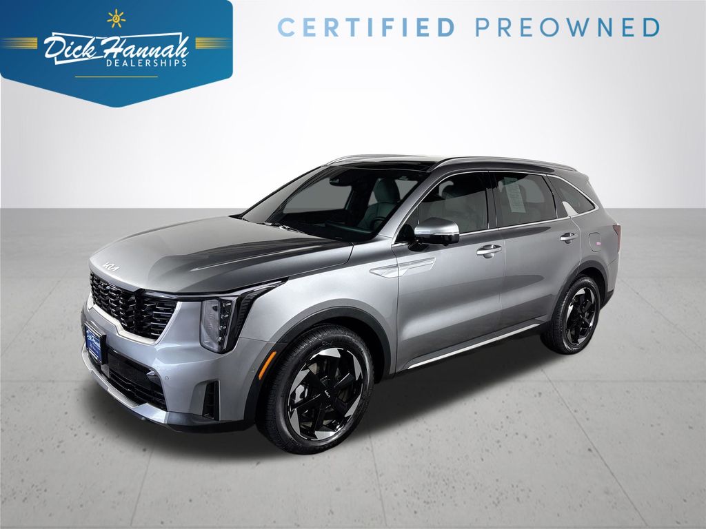 Steel Gray 2025 Kia Sorento Hybrid SX Prestige AWD SUV / Crossover All-Wheel Drive 6-Speed Automatic