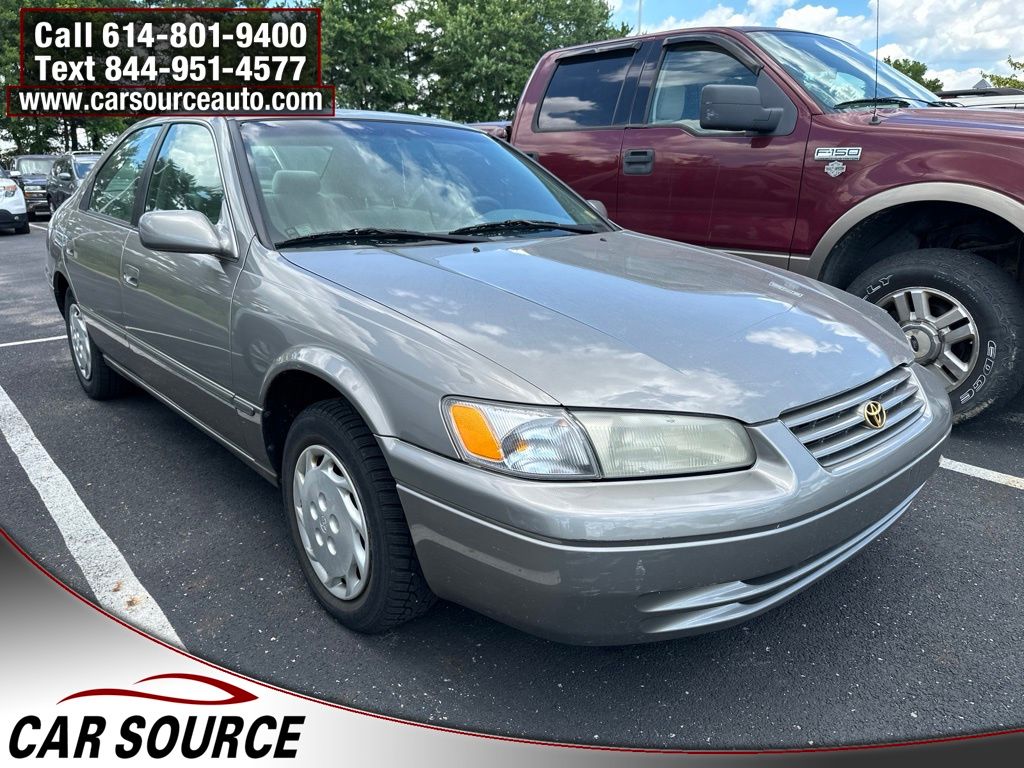 Brown (Cashmere Beige Metallic) 1997 Toyota Camry Sedan Front-Wheel Drive 4-Speed Automatic