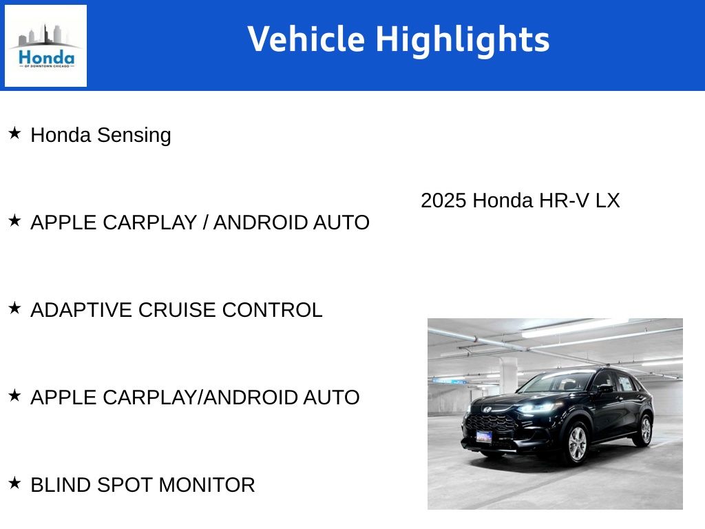 2025 Honda HR-V LX 7