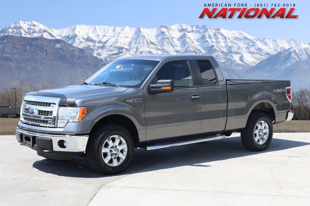 Sterling Gray Metallic 2014 Ford F-150 Pickup Truck Four-Wheel Drive 6-Speed Automatic