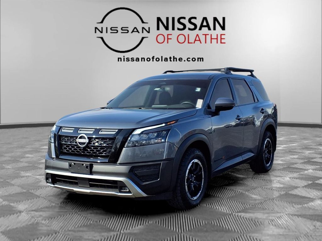 Gray (Gun Metallic) 2024 Nissan Pathfinder Rock Creek 4WD SUV / Crossover All-Wheel Drive 9-Speed Automatic