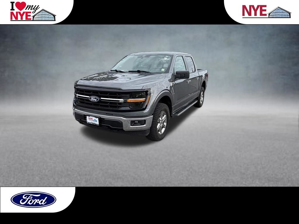 Gray 2025 Ford F-150 Pickup Truck Four-Wheel Drive Automatic