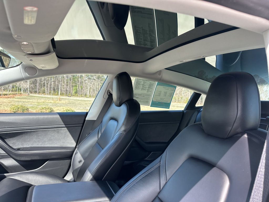 2020 Pearl White Multi-Coat Tesla Model 3 Standard RWD Sedan
