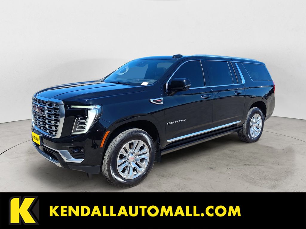 Onyx Black 2025 GMC Yukon XL Denali 4WD SUV / Crossover Four-Wheel Drive