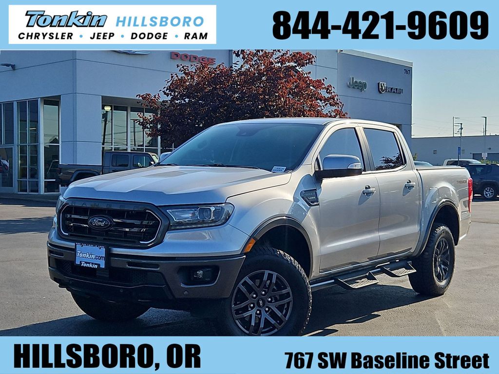 Silver Metallic 2021 Ford Ranger Pickup Truck Four-Wheel Drive Automatic