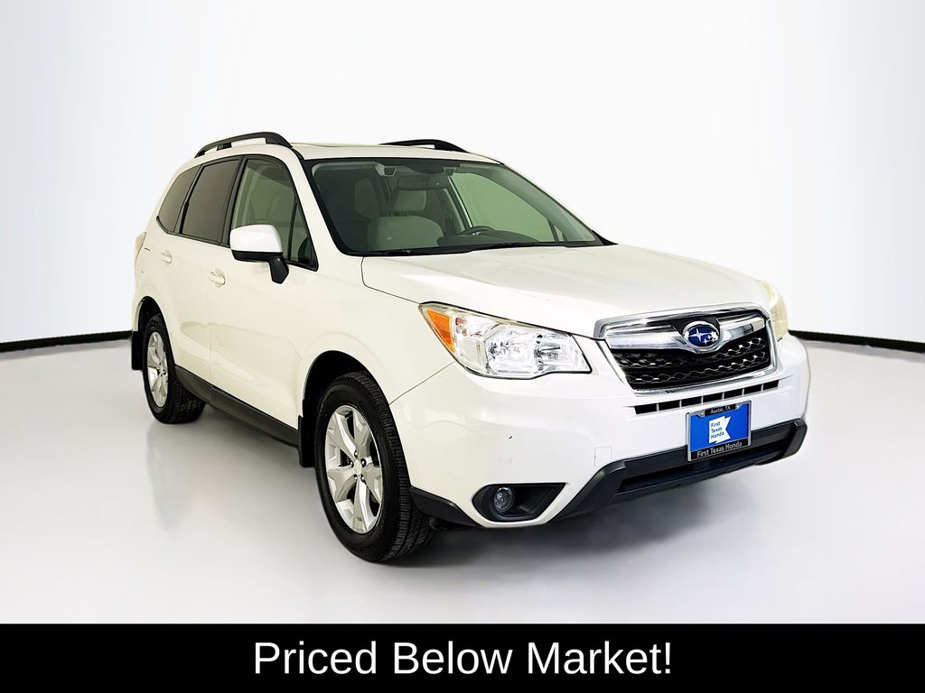 Crystal White Pearl 2016 Subaru Forester SUV / Crossover All-Wheel Drive Continuously Variable Transmission