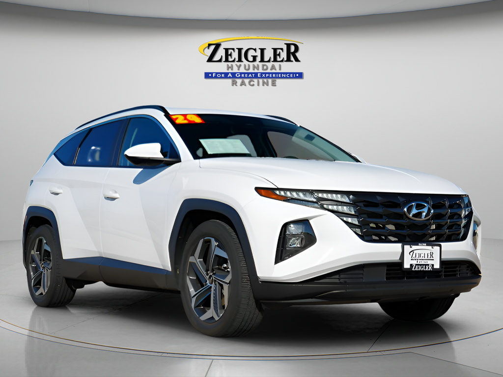 White Pearl 2024 Hyundai Tucson SEL FWD SUV / Crossover Front-Wheel Drive 8-Speed Automatic
