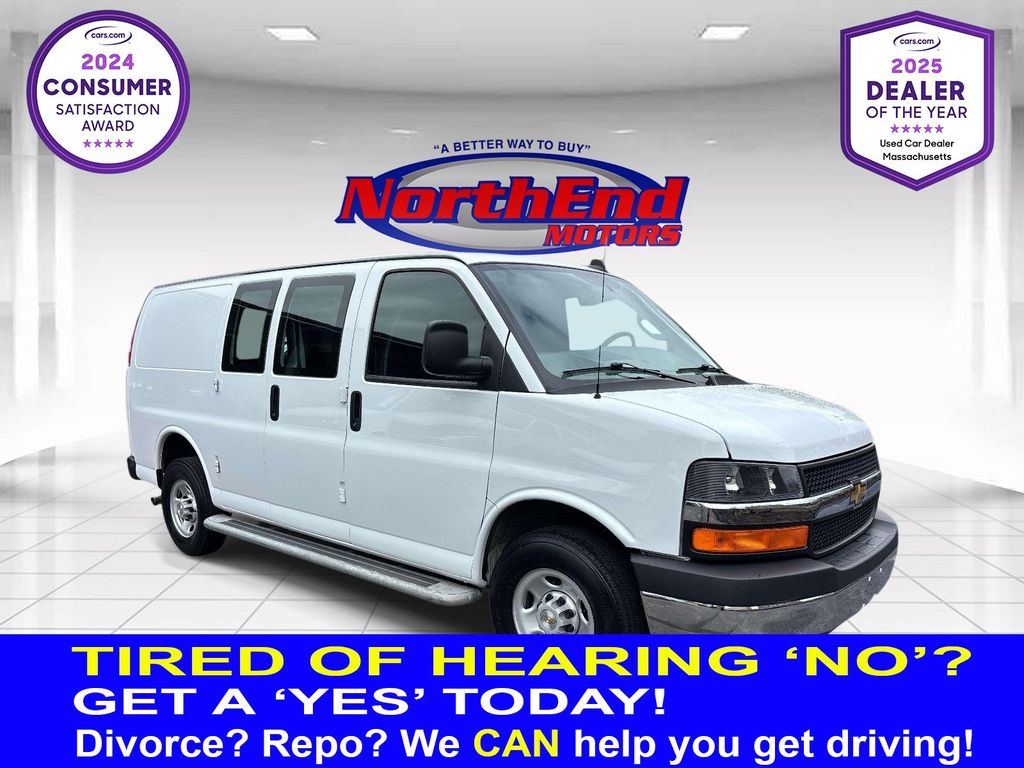 Summit White 2024 Chevrolet Express Cargo 2500 RWD Van Rear-Wheel Drive 8-Speed Automatic Overdrive