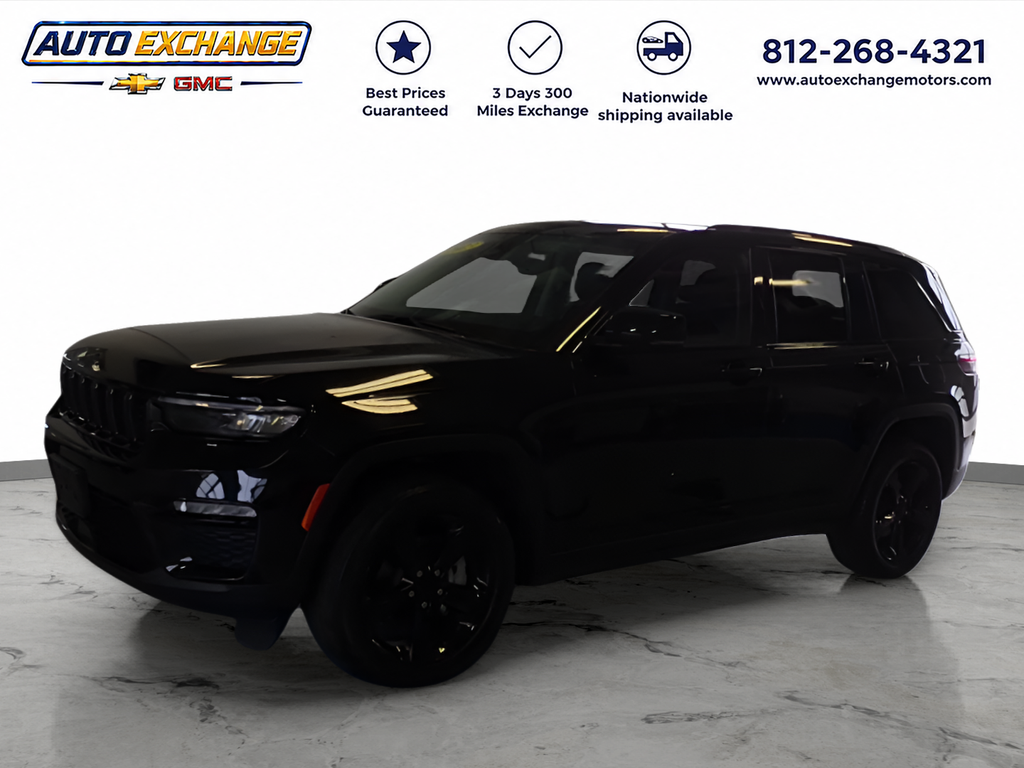 Diamond Black Crystal Pearlcoat 2023 Jeep Grand Cherokee SUV / Crossover Four-Wheel Drive 8-Speed Automatic