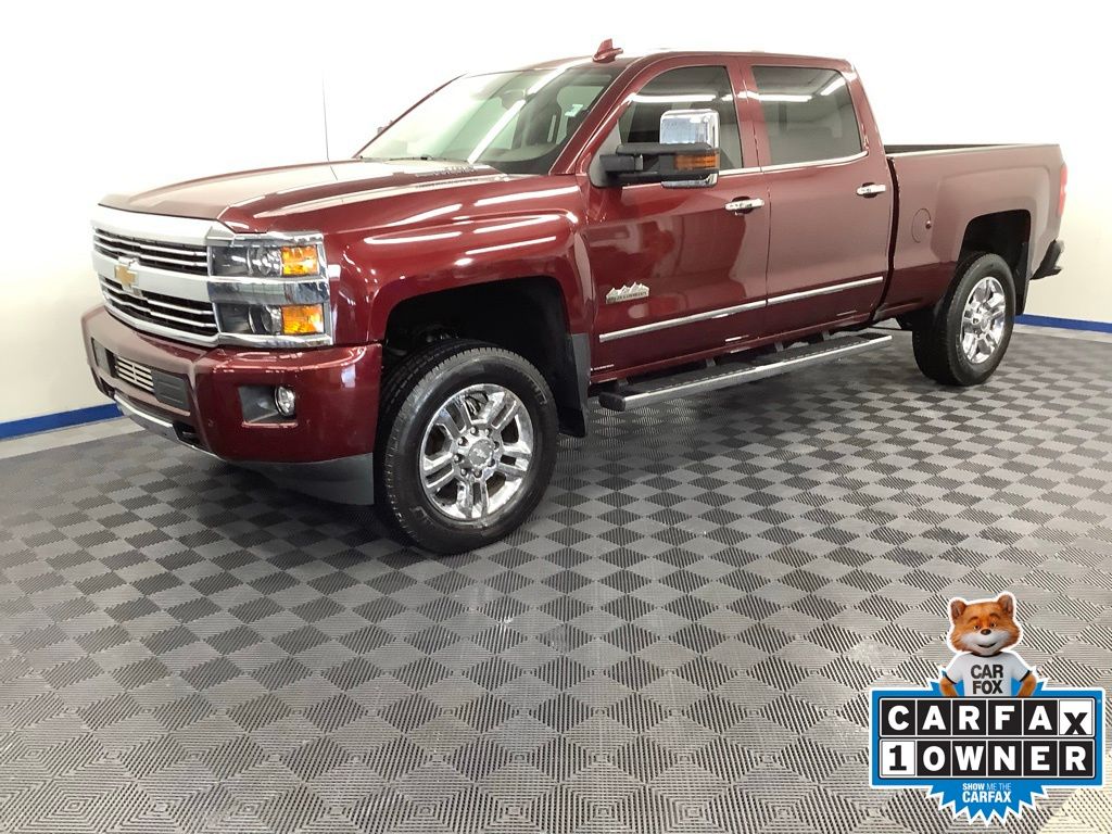 Butte Red Metallic 2016 Chevrolet Silverado 2500HD Pickup Truck Four-Wheel Drive 6-Speed Automatic