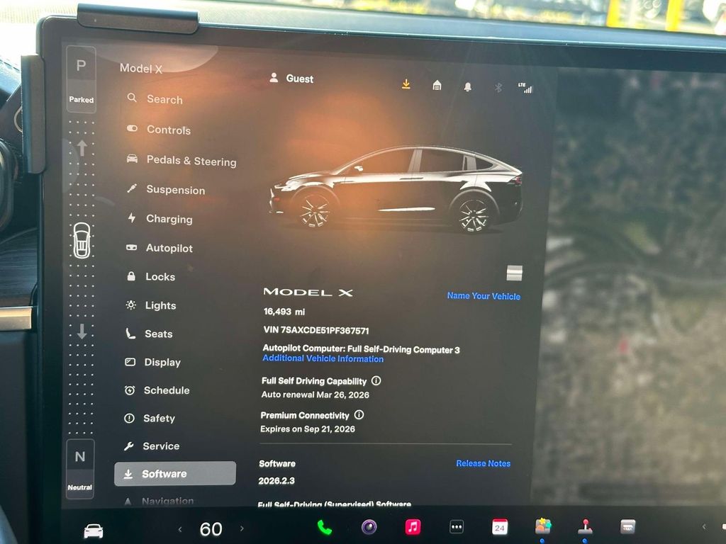 used 2023 Tesla Model X car, priced at $64,995