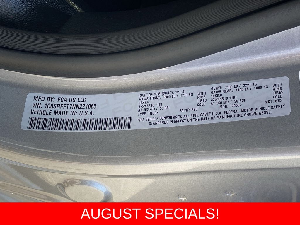 Used 2022 Ram 1500 Truck