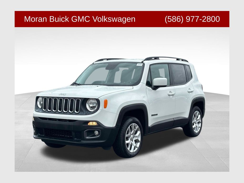 Alpine White 2015 Jeep Renegade Latitude 4WD SUV / Crossover Four-Wheel Drive 9-Speed Automatic