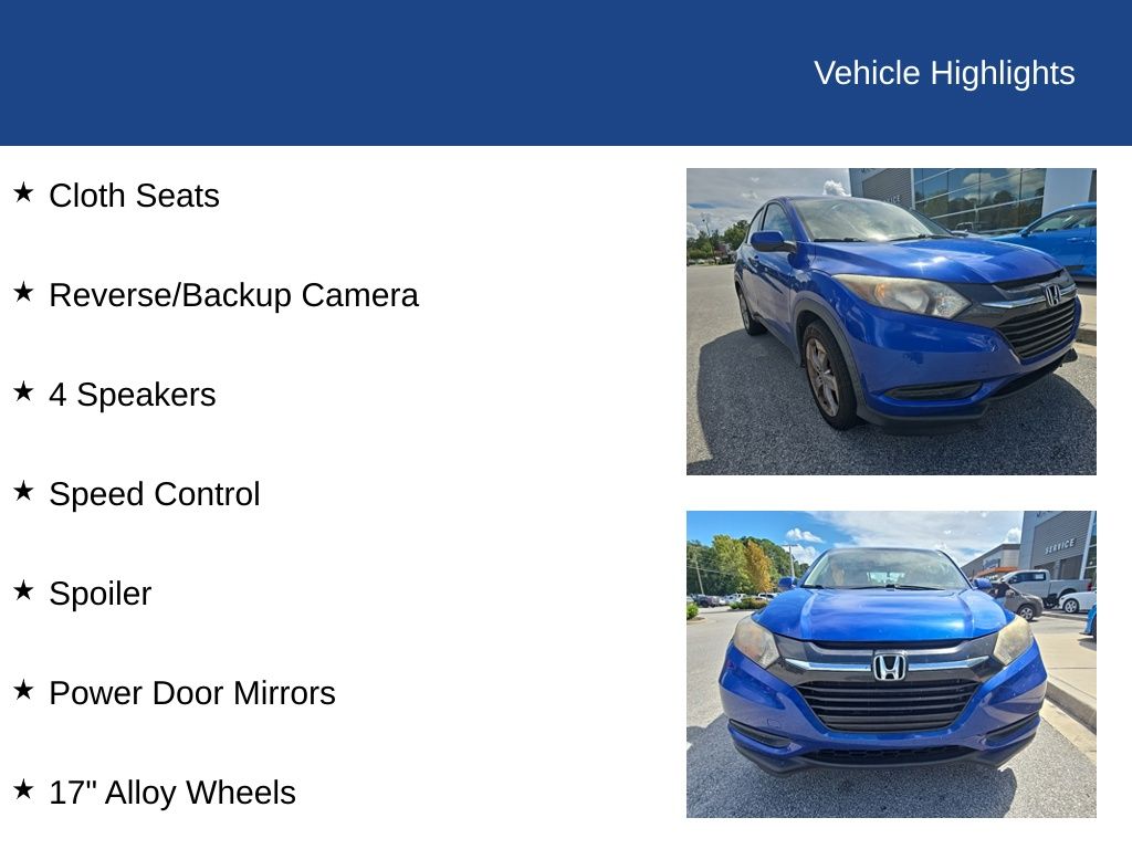 2018 Honda HR-V LX