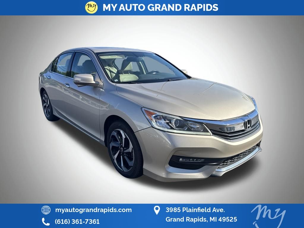 Champagne Frost Pearl 2017 Honda Accord Sedan Front-Wheel Drive 6-Speed Automatic