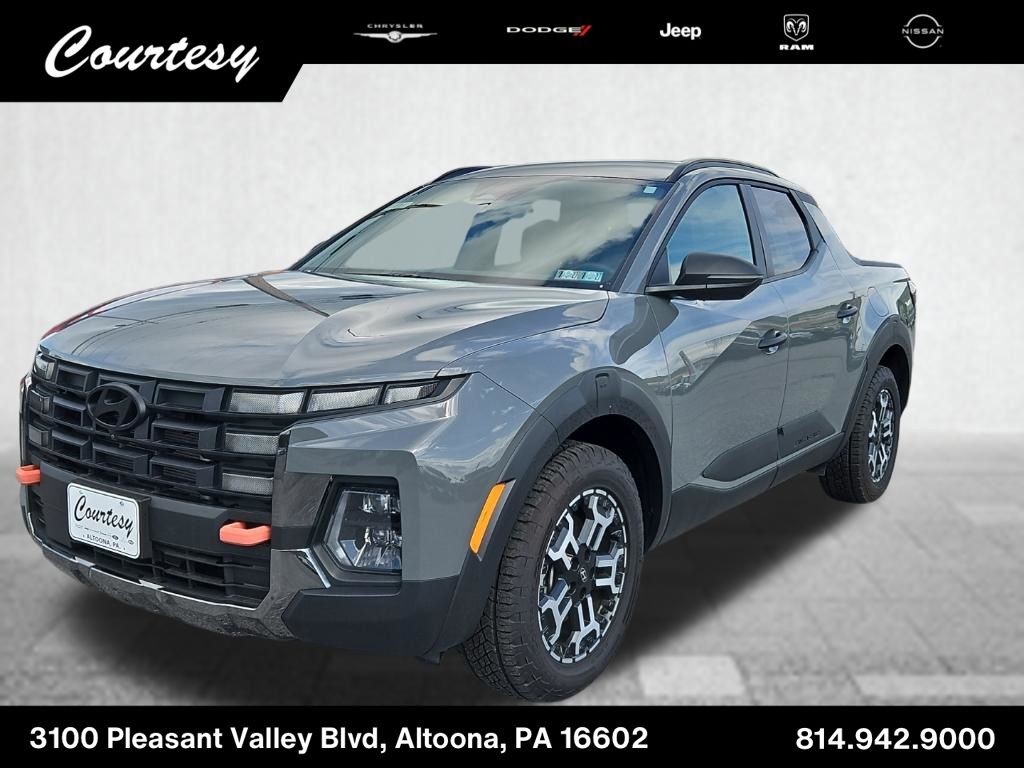Hampton Gray 2025 Hyundai Santa Cruz Pickup Truck All-Wheel Drive Automatic