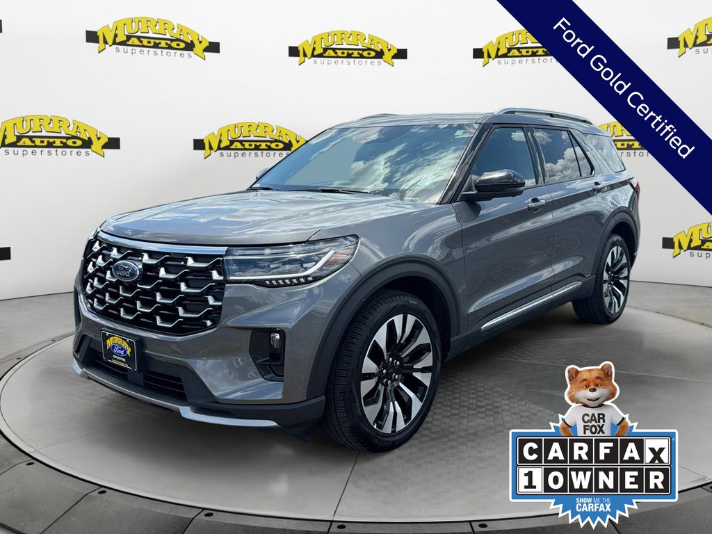 Gray Metallic 2025 Ford Explorer SUV / Crossover All-Wheel Drive Automatic