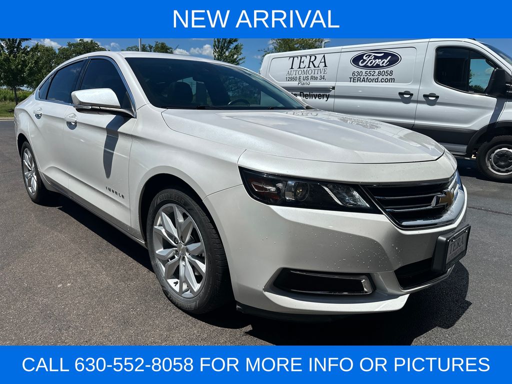 White (Iridescent Pearl Tricoat) 2017 Chevrolet Impala LT FWD Sedan Front-Wheel Drive 6-Speed Automatic Overdrive