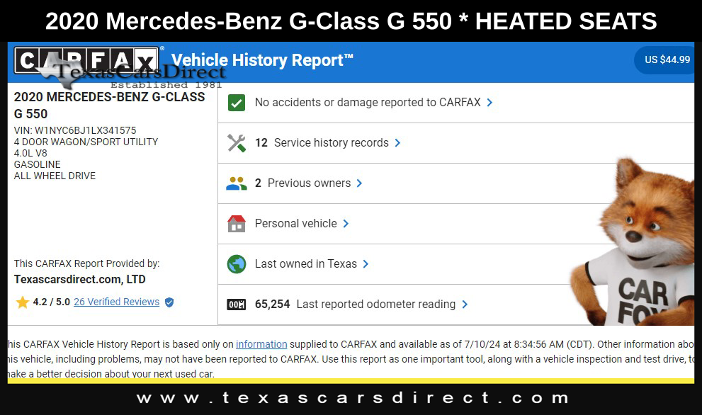 2020 Mercedes-Benz G-Class G 550 10