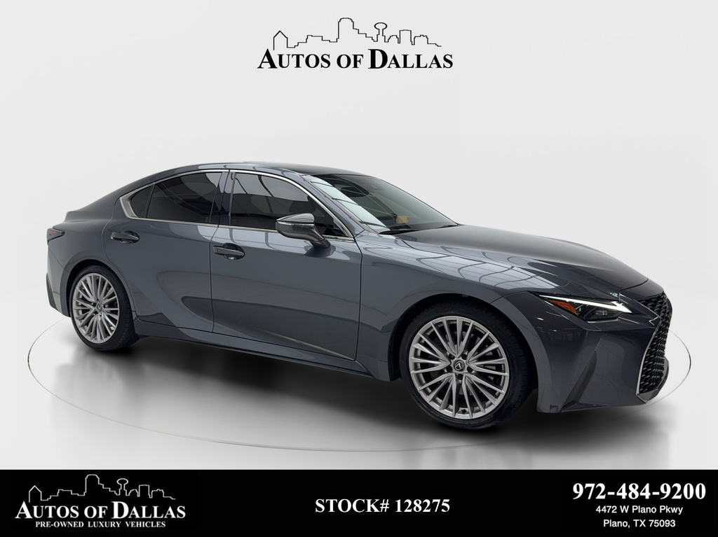 Gray 2023 Lexus IS 300 RWD Sedan Rear-Wheel Drive 8-Speed Automatic