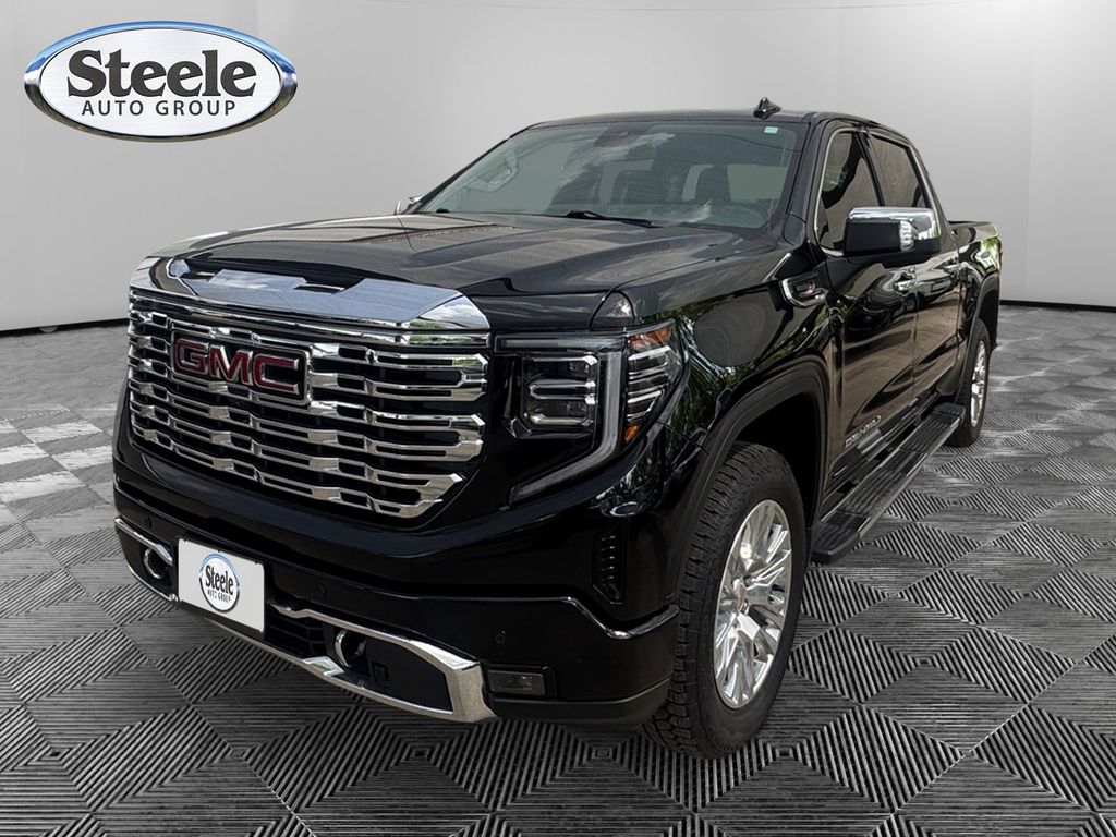 Onyx Black 2025 GMC Sierra 1500 Denali Crew Cab 4WD Pickup Truck Four-Wheel Drive Automatic
