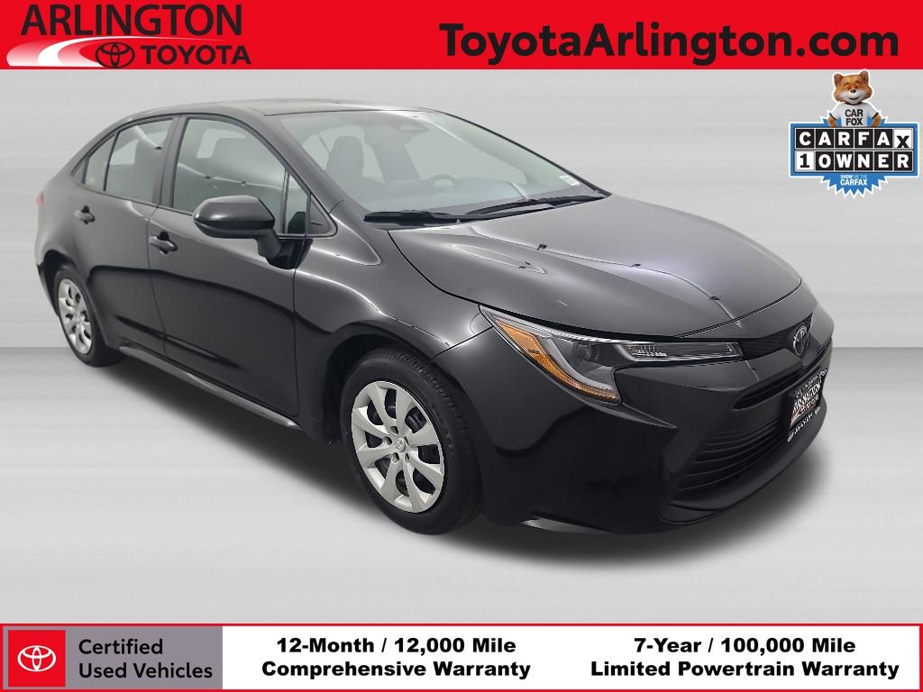 Midnight Black Metallic 2026 Toyota Corolla Sedan Front-Wheel Drive Continuously Variable Transmission
