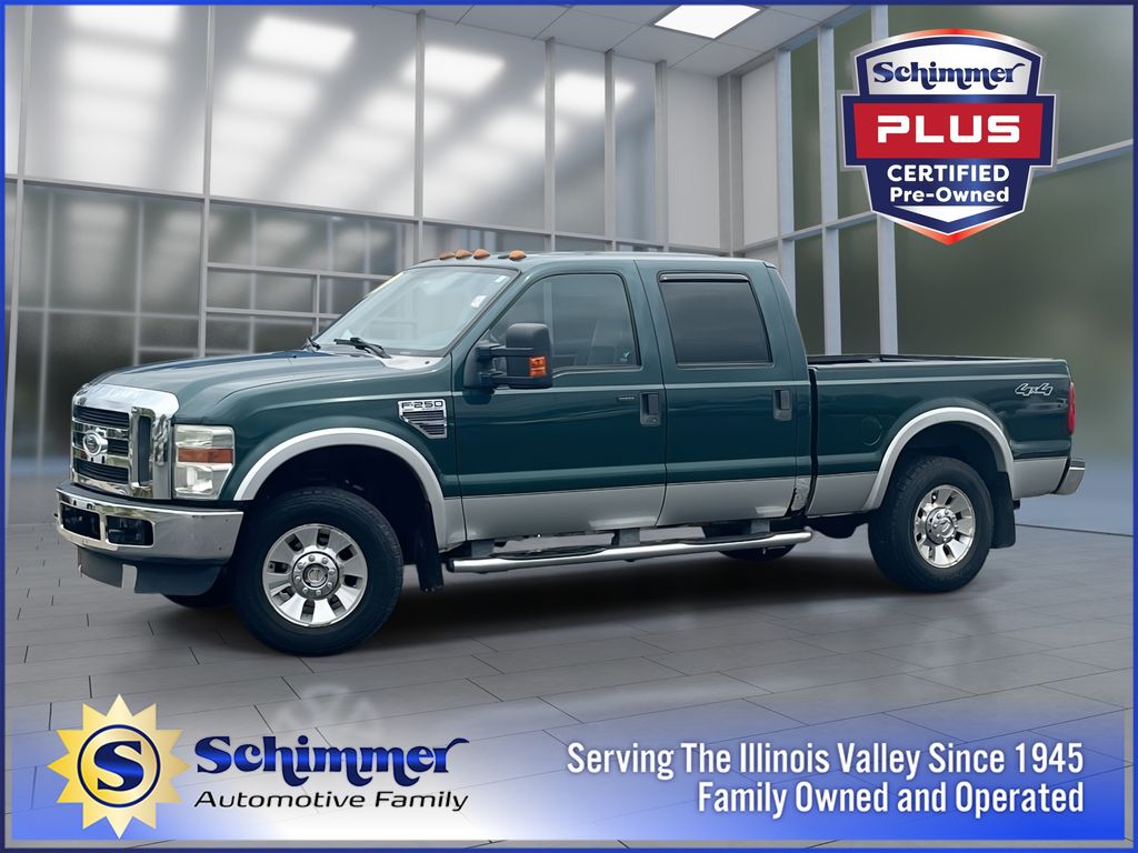 2009 Ford F-250 Super Duty Lariat Crew Cab 4WD Pickup Truck Four-Wheel Drive 5-Speed Automatic Overdrive