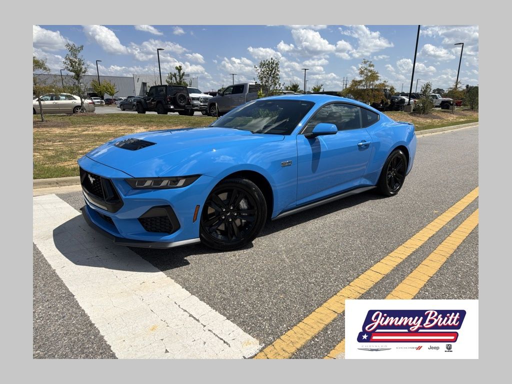 Grabber Blue Metallic 2024 Ford Mustang Coupe Rear-Wheel Drive Automatic