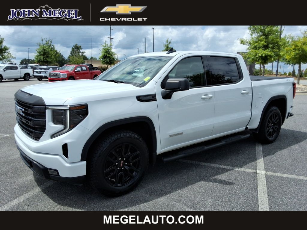 Summit White 2024 GMC Sierra 1500 Pickup Truck Four-Wheel Drive 8-Speed Automatic