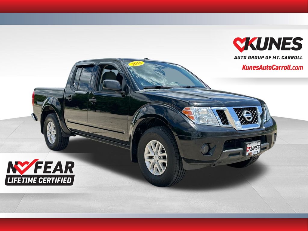 Gray (Magnetic Black) 2018 Nissan Frontier Pickup Truck Four-Wheel Drive 5-Speed Automatic Overdrive