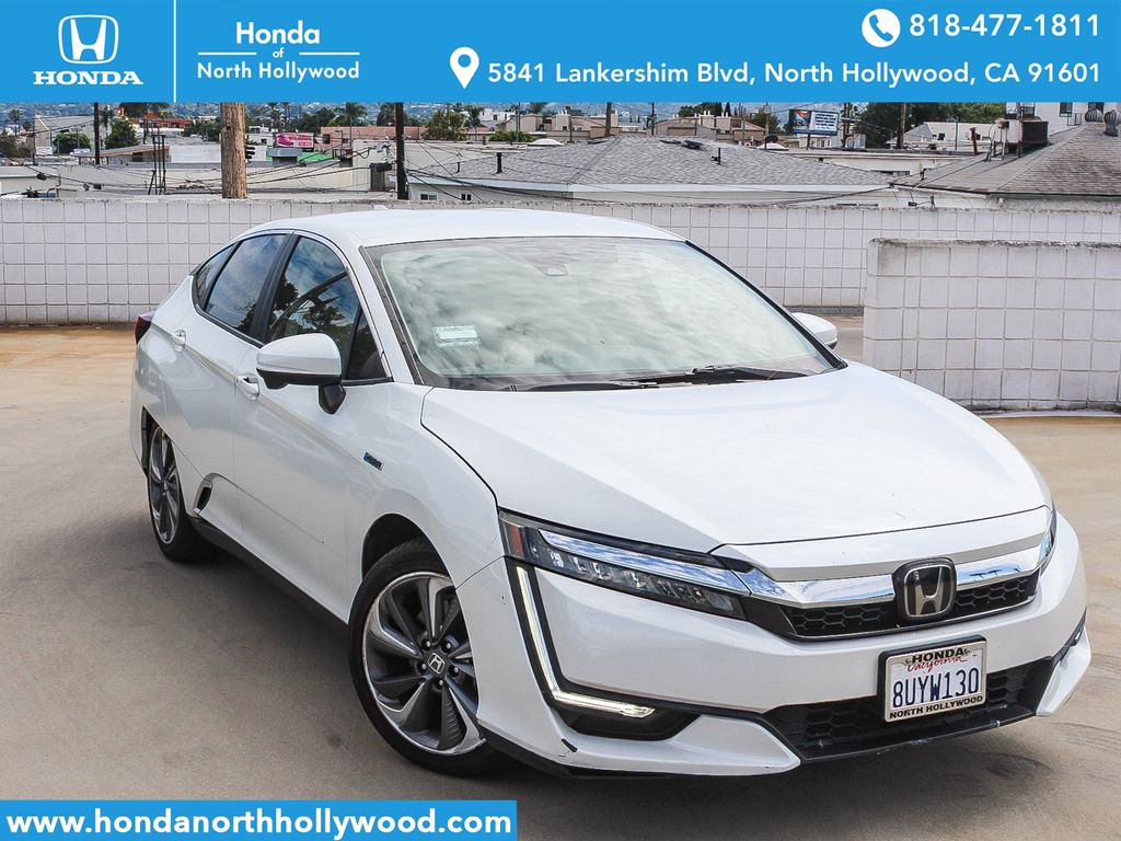 Platinum White Pearl 2020 Honda Clarity Hybrid Plug-In Touring FWD Sedan Front-Wheel Drive Continuously Variable Transmission