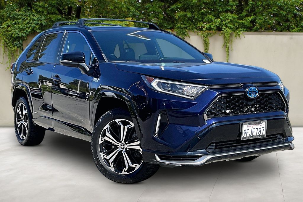 Midnight Black 2021 Toyota RAV4 Prime XSE AWD SUV / Crossover All-Wheel Drive Continuously Variable Transmission