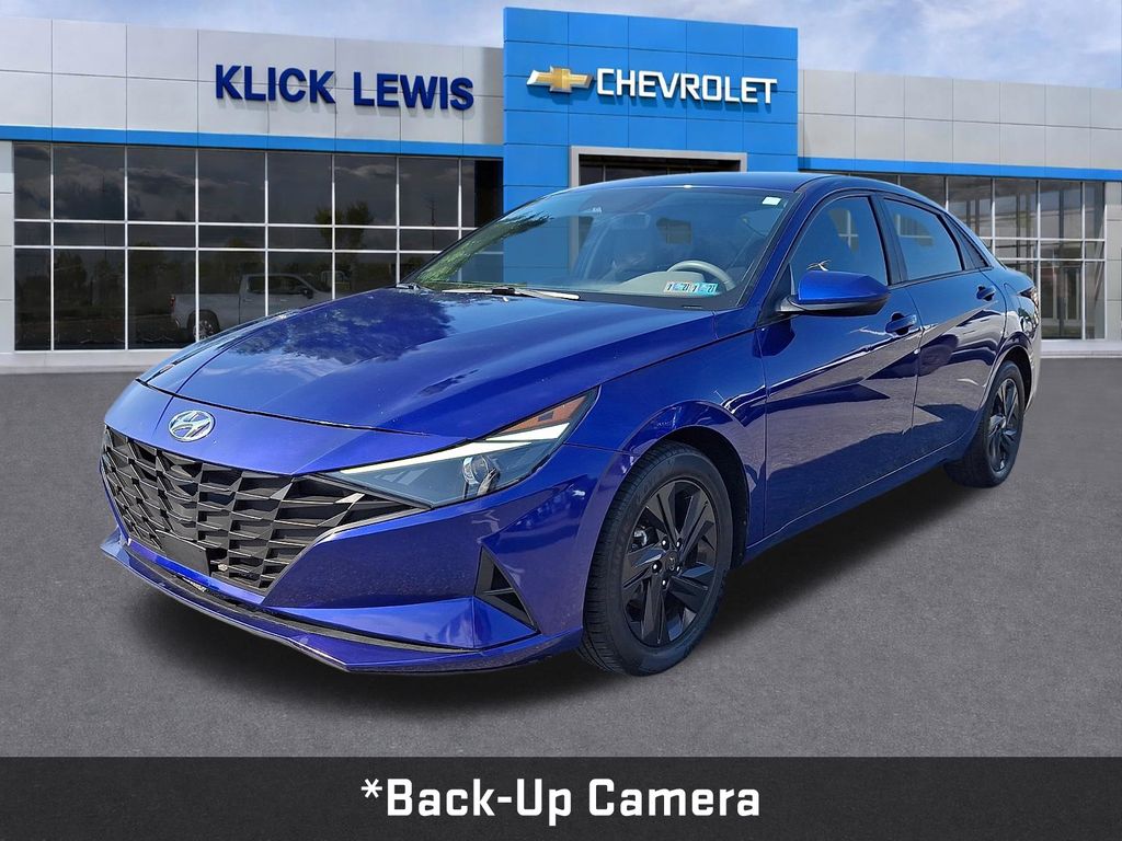 2021 Hyundai Elantra SEL Blue at Phil Fitts Ford
