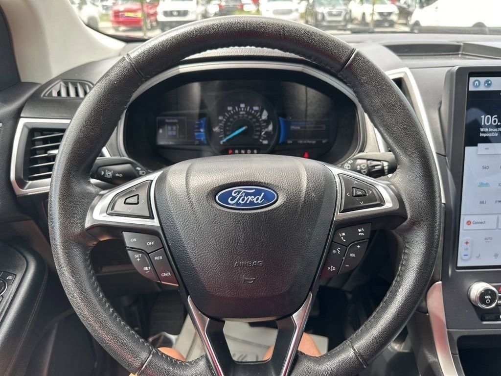 2022 Stone Blue Metallic Ford Edge SEL AWD SUV