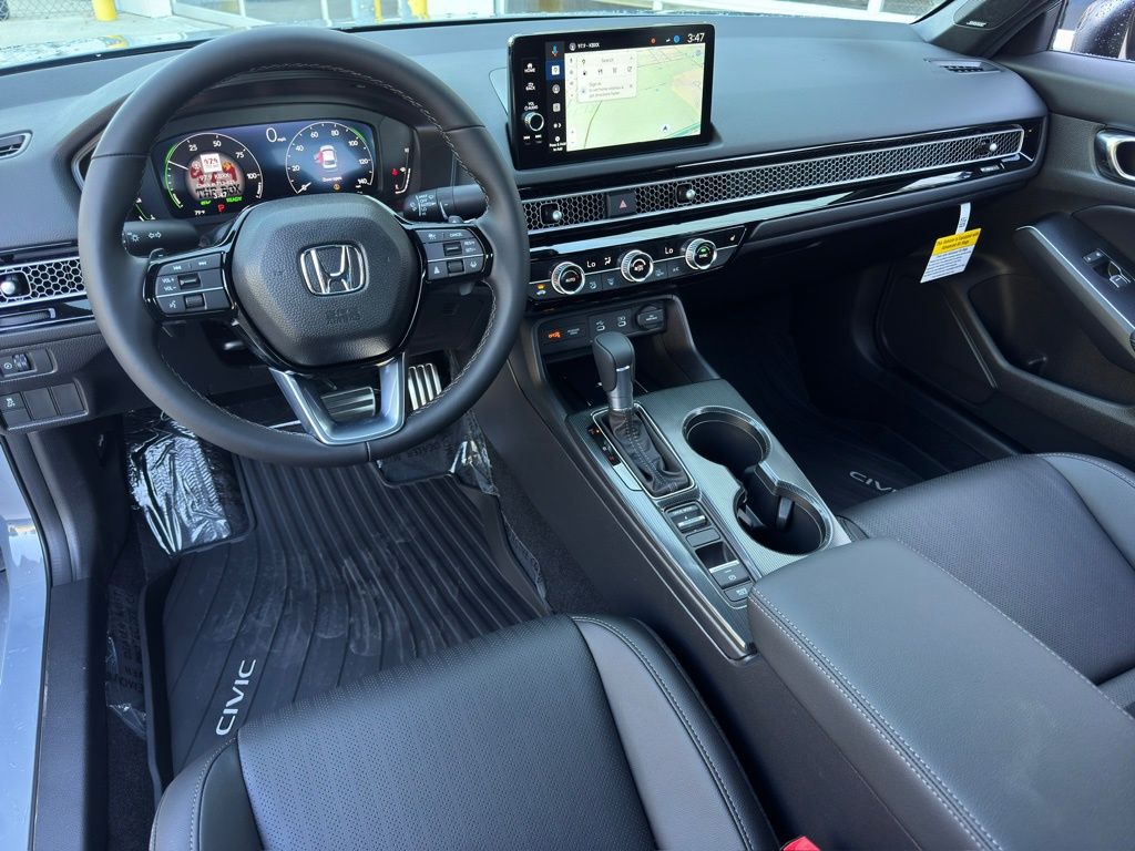 2026 Honda Civic Hybrid Sport Touring Gray at Community Honda