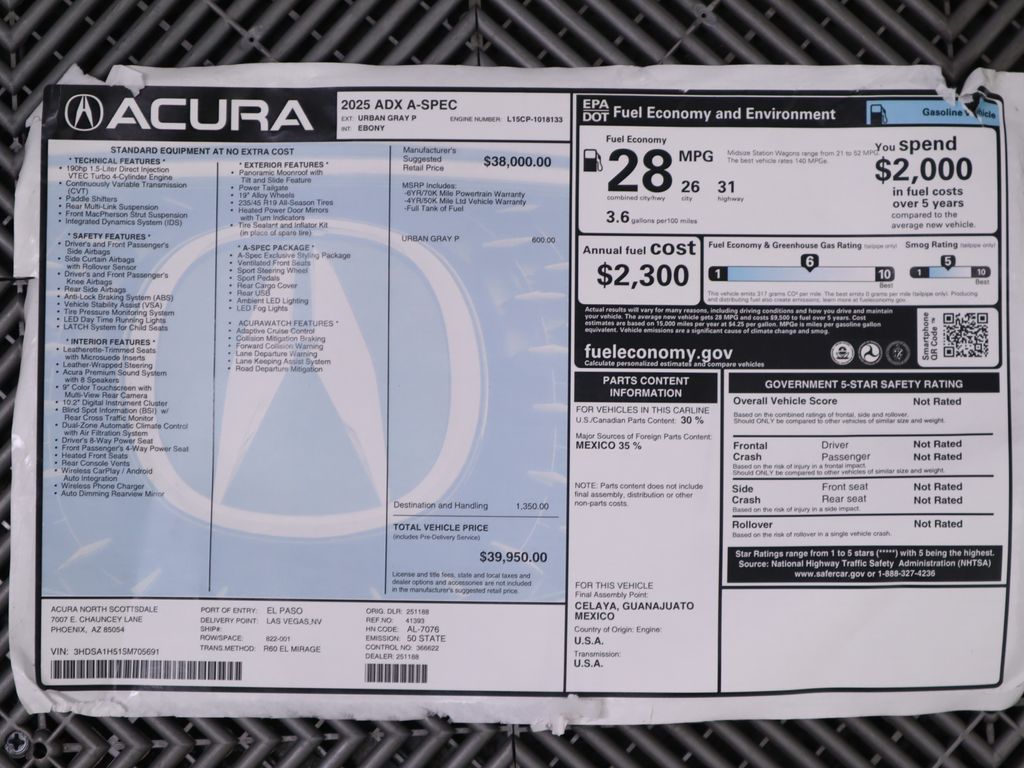 Thumbnail: 2025 Acura ADX - 9