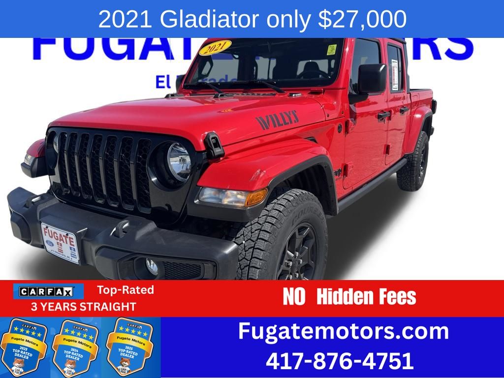 2021 Jeep Gladiator Willys Crew Cab 4WD